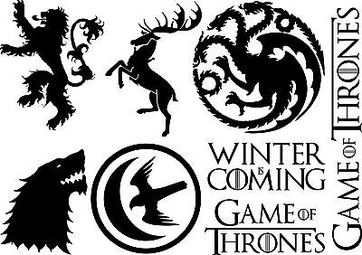 Game Of Thrones Aufkleber Multi Vinyl Transfers IPAD Autofenster Dekor Game Of Thrones Aufkleber Multi Vinyl Transfers IPAD Autofenster Dekor
