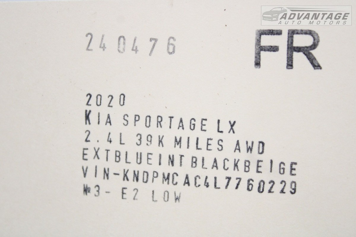 オーダーイメージ画像 2017-2022 KIA SPORTAGE AWD FRONT RIGHT STABILIZER ANTI ROLL