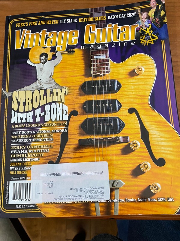 Vintage Guitar Magazine Summer 2020 - Strollin' with T-Bone
