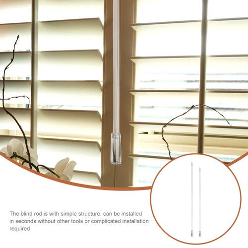 2 Pcs Curtain Accessories Drapery Pull Rod Wand Blinds Replacement - Picture 6 of 12
