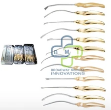 Endoscopic Facelift & Forehead Dissectors Set of 14 Pcs