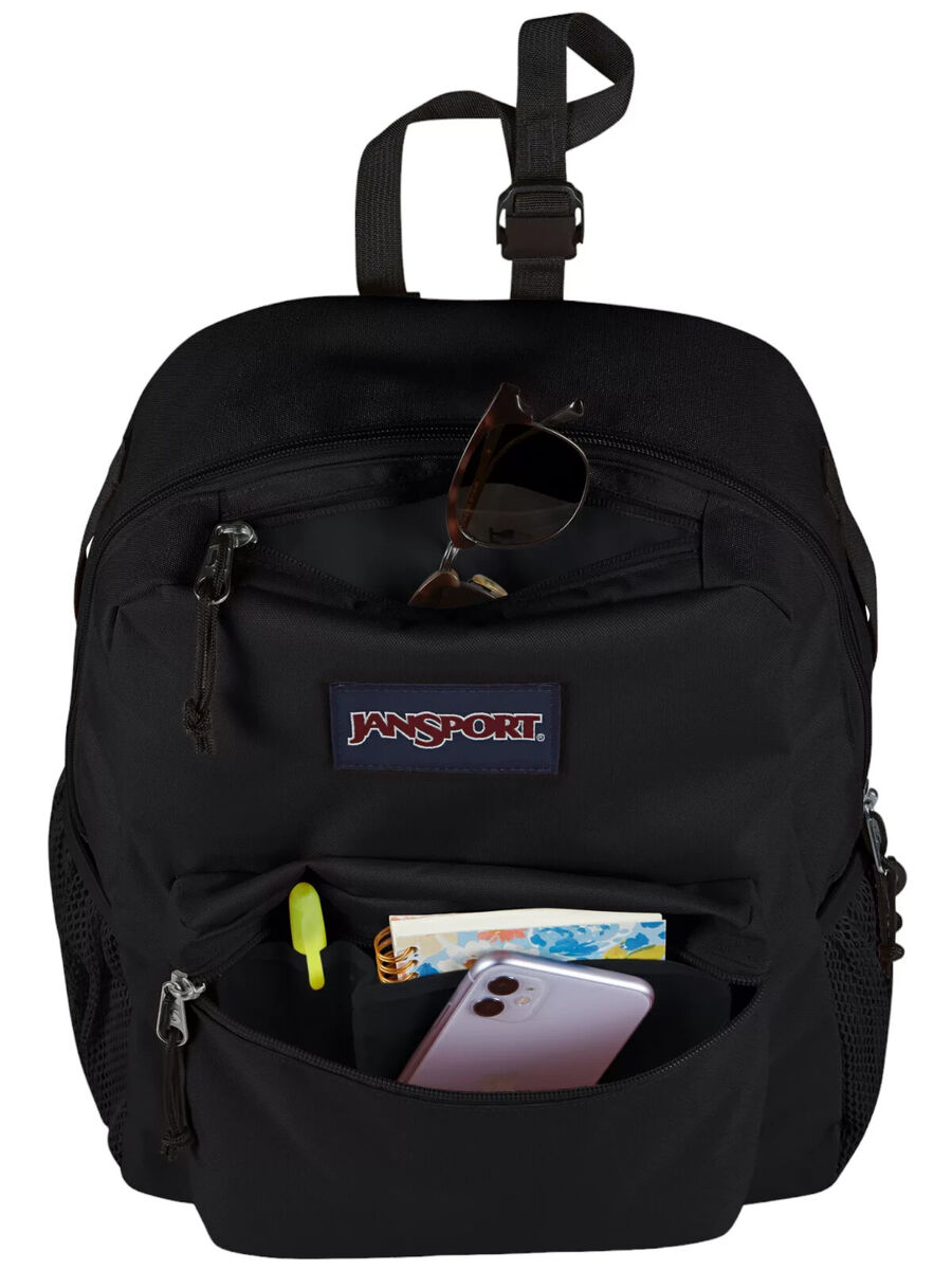 JanSport Unisex Black Adaptive Central Backpack (JS0A7ZN9008 JanSport Unisex Black Adaptive Central Backpack (JS0A7ZN9008