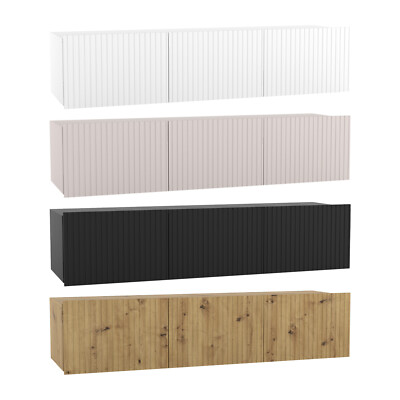 TV-Schrank KOLDER KL-02 Fernsehschrank 150 cm Fernsehtisch Geriffelt Modern