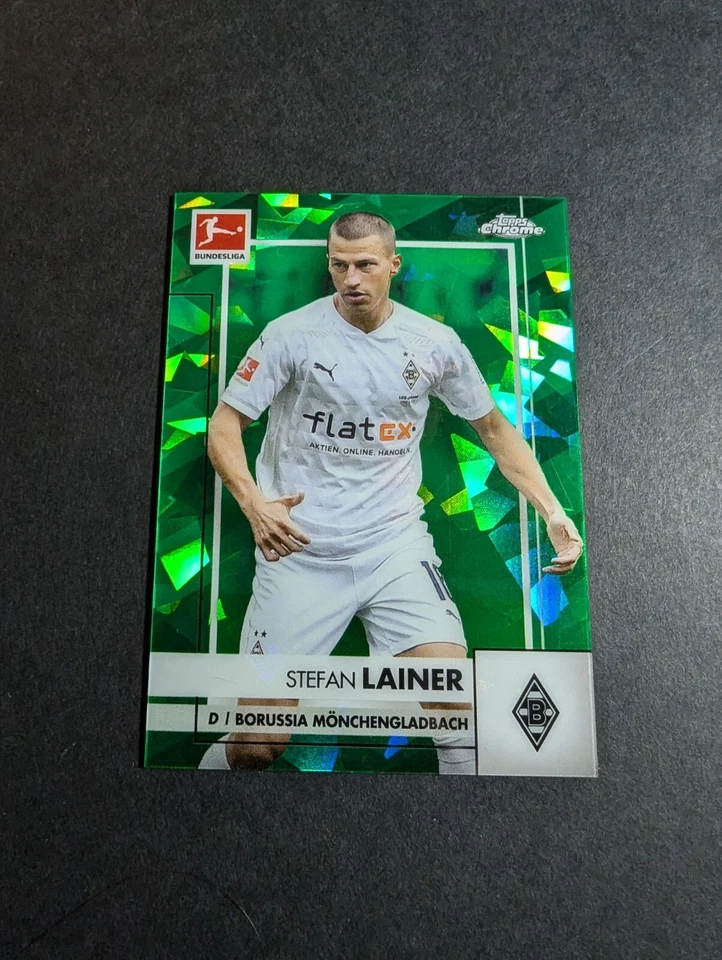 2020-21 Topps Chrome Bundesliga Sapphire Edition Green /75 Stefan Lainer #78 - Image 2 of 4