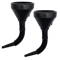 2X Trichter EinfüLltrichter ÖLtrichter Schlauch + Sieb Tanktrichter FüLltrichter