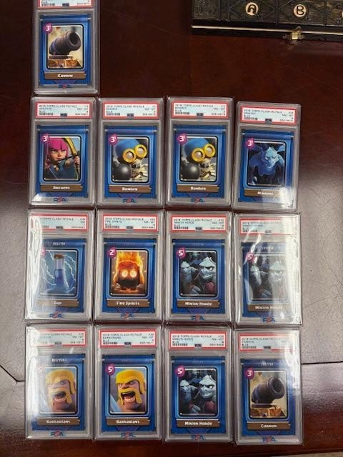 CLASH ROYALE Trading Cards PSA 8 graded BLUE /250 You Choose Free shipping CLASH ROYALE Trading Cards PSA 8 graded BLUE /250 You Choose Free shipping