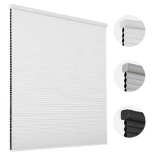 Cellular Shades Cordless, 35 Inch Wide Blackout Cellular Blinds for Windows, ...