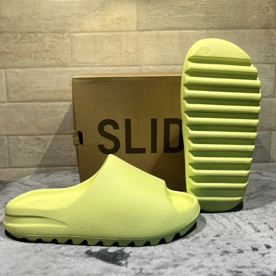 Adidas Yeezy Sandalia “Verde Brillante” Slide Talla 12 Foto 3 de 4