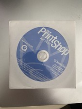 Vintage Broderbundf The Print Shop for Mac CD-ROM - SEALED New Old Stock 2002