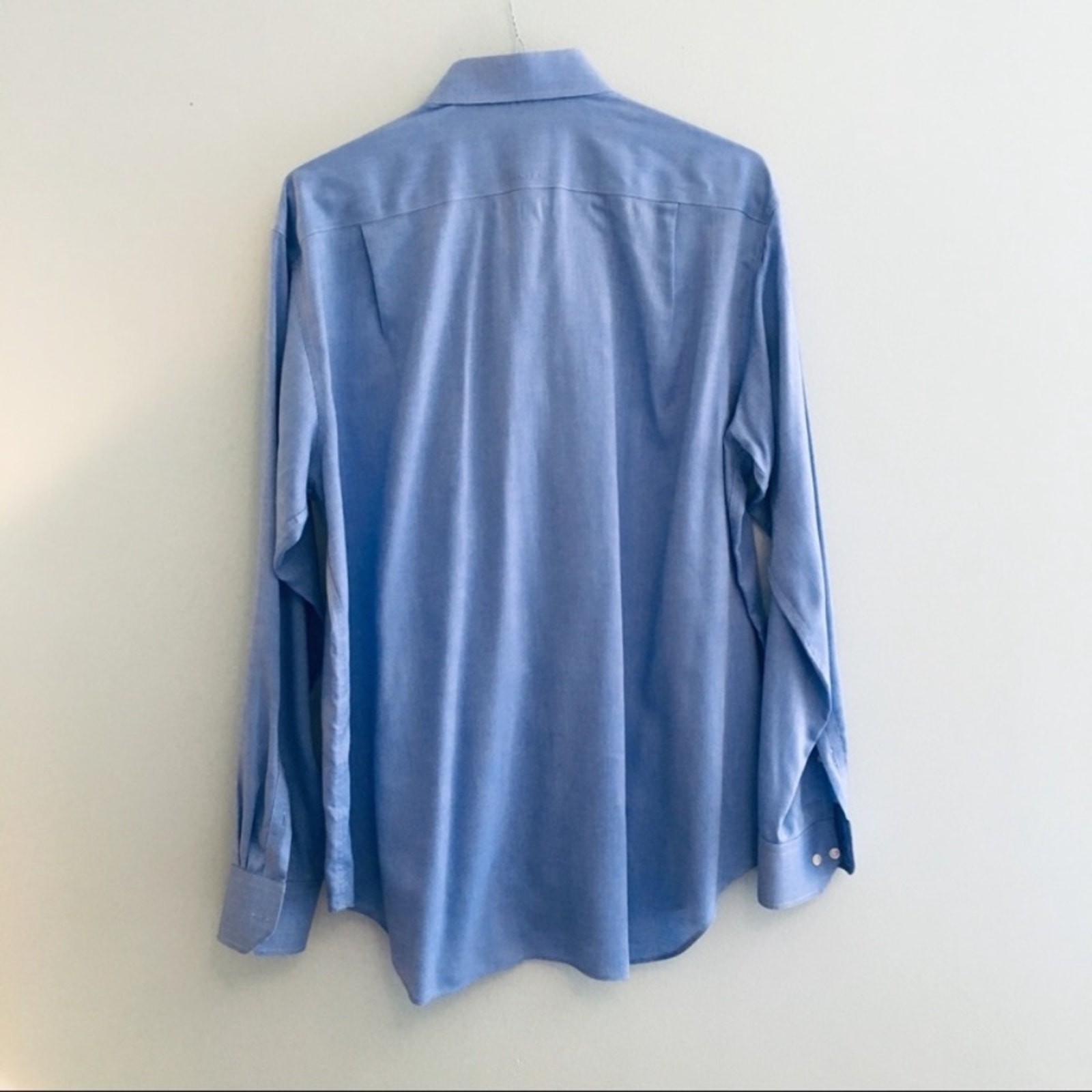 Marks & Spencer solid blue button down - image 3