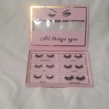 j-lash Lash Book 3D Full Volume Faux Mink Strip Eyelashes 6 Pairs Reusable