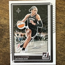 2025 Panini WNBA Donruss Basketball A'Ja Wilson #82 Base Card Las Vegas Aces