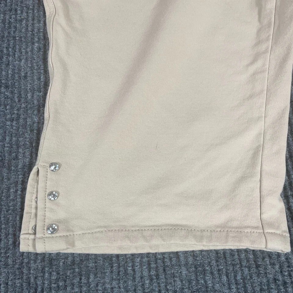 Dream Jeannes by Quacker Factory Pantalones Mujer XL Lote de 3 Estrás Capri Cómodos Foto 3 de 4