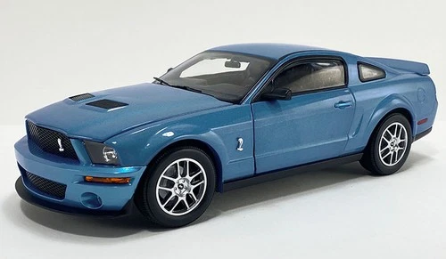 ACME 2007 Ford Mustang Shelby GT500 - Windveil Blue 1:64 Scale Diecast SC64003