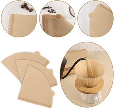 50-200Pack #2 Cone Coffee Filters Paper Disposable for Pour Over and Drip Coffee