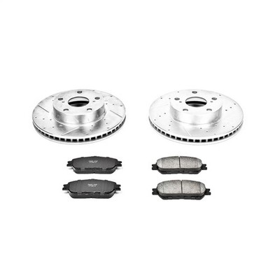 Power Stop K5431 Z23 Daily Driver Brake Pad and Z23 Evolution Brake Rotor Kit