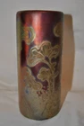 Weller Sicard Cylinder Vase Flower Design