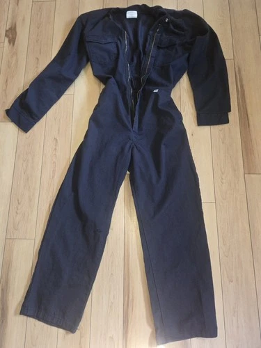 Set 5 NWOT  Westex Men's Coveralls Navy Blue Large 32 FR Jumpsuit image 5