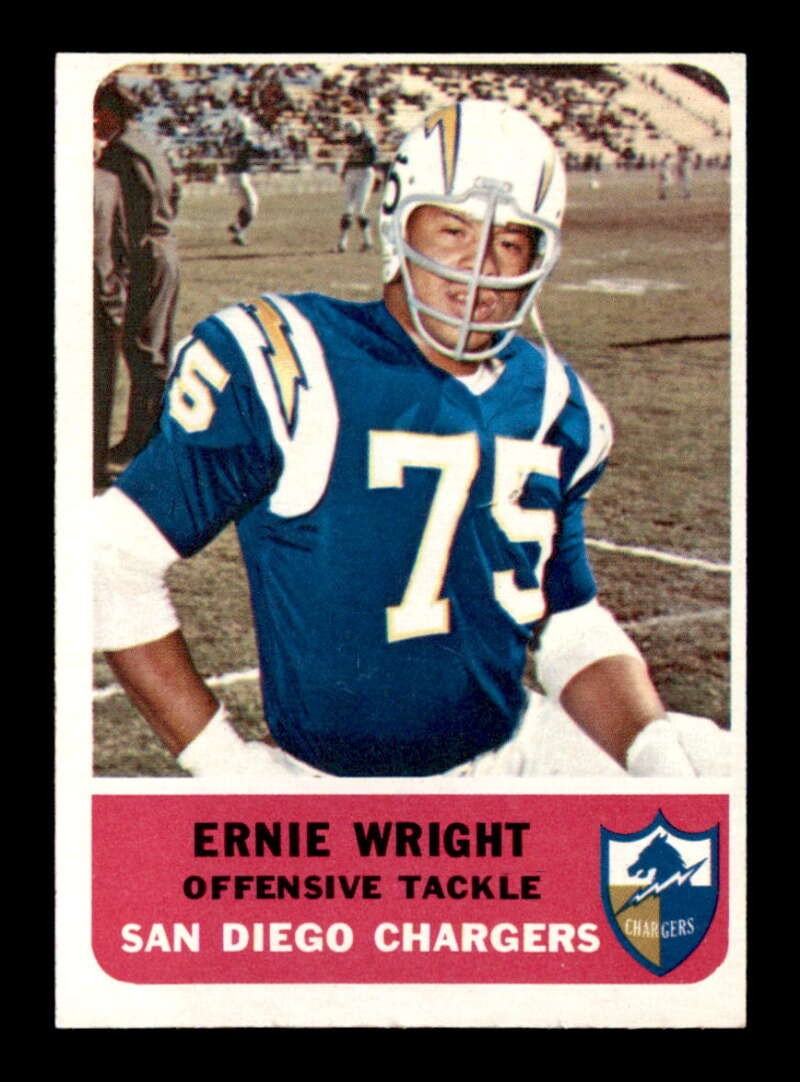 1962 Fleer #83 Ernie Wright   EX+ X3416500