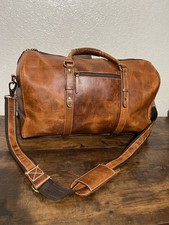 Buffalo Leather Duffle Bag Holdall Travel Aircabin Carryon Hand Luggage