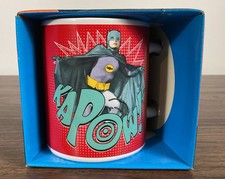 Vintage Batman Mug Classic TV Series Ceramic Coffe Cup KAPOW Adam West NEW NIB