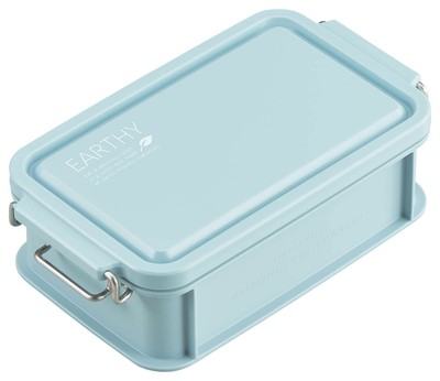 EARTHY Container Lunch Box with Divider 750ml Mint Green Made in Japan CNT-750