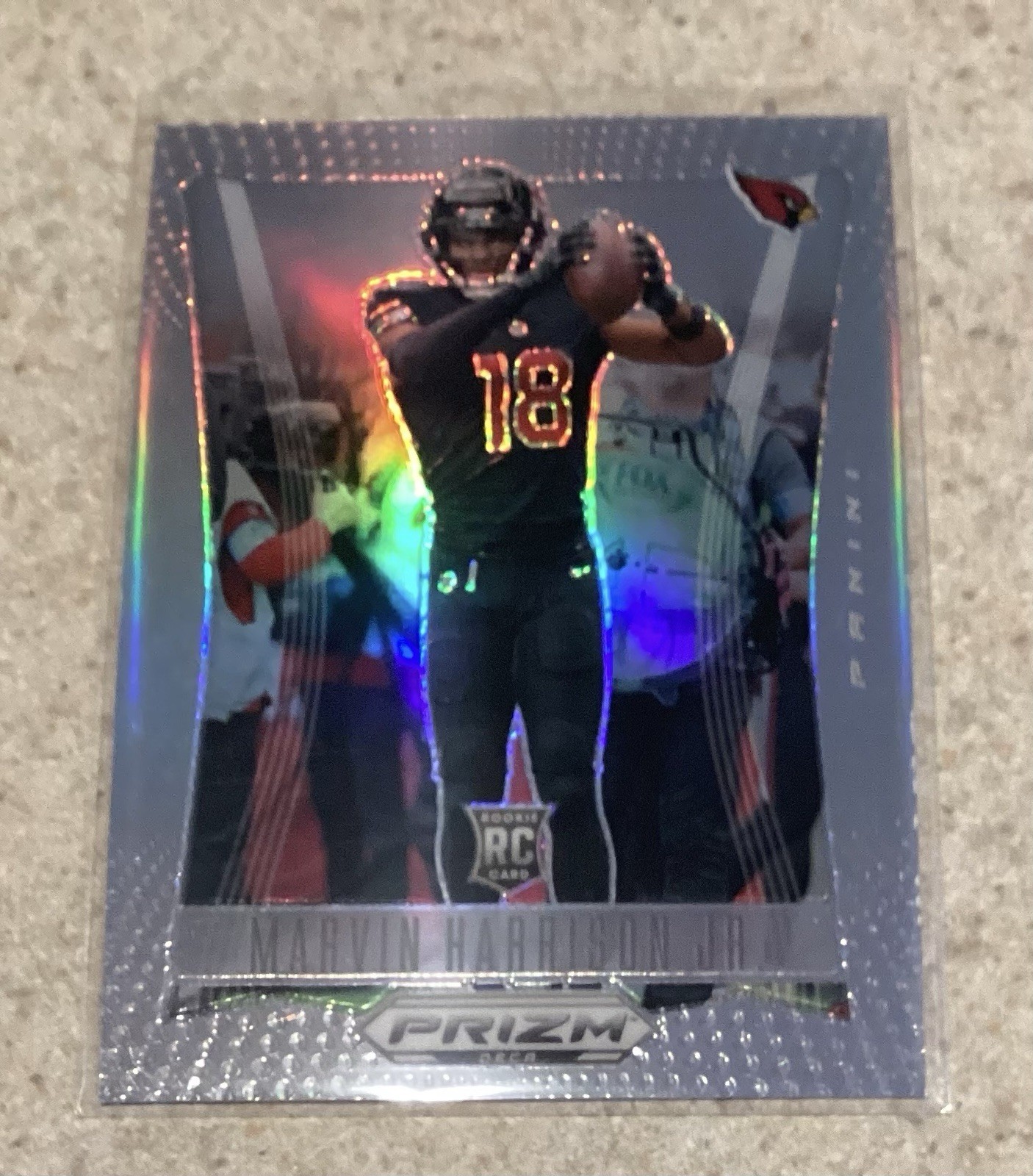 2024 Panini Prizm Deca - Marvin Harrison Jr. #7 (RC) Silver Prizm Rookie Card