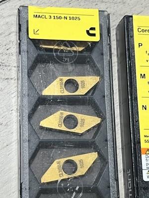 Sandvik Coromant MACL3150-N 1025 Carbide Cutoff Insert # 5733324. (10 PCS)