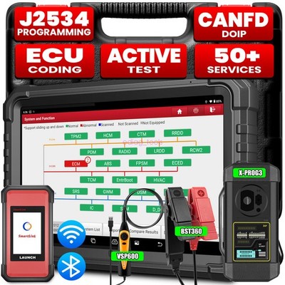 2026 LAUNCH X431 PRO3S ELITE Car Diagnostic Tool J2534 Programming K.e.y Coding