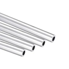 4pack 6063 Aluminum Round Tube 5mm OD 3mm Inner Dia 250mm Length Pipe Tubing