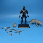 GI Joe 25th Anniversary 2008 SNAKE EYES v34 Figure 100% Complete Commando + Wolf
