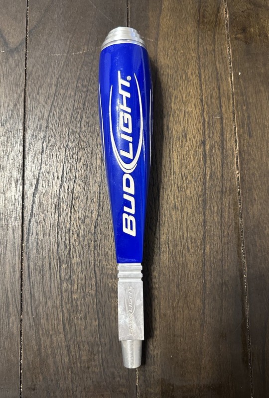 Bud Light Blue Beer Tap Handle / Knob - Breweriana Bar Pub Collectible