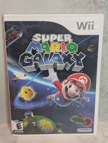 Super Mario Galaxy Nintendo Wii 2007 Video Game Complete CIB - TESTED