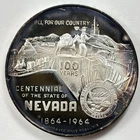 1964 Nevada Carson City Centennial 1 oz Fine Silver Medallion Shawnee Hills 1348
