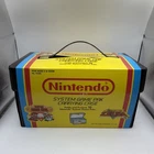 Vintage Nintendo NES 10 Game Storage Case Black Leather Official OEM BRAND NEW