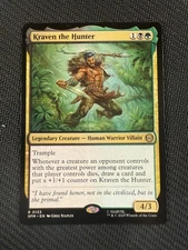 Kraven the Hunter SPM 0133 Rare Magic the Gathering Marvel's Spider-Man