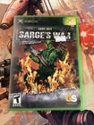 Army Men: Sarge's War (Microsoft Xbox, 2004) CIB