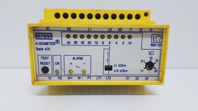 BENDER A-ISOMETER IR470LY-40  INSULATION MONITORING DEVICE B91048007