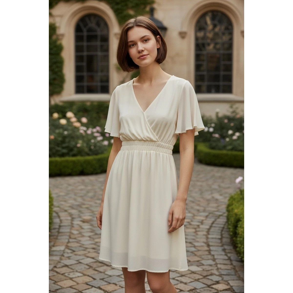farm rio sleeveless v-neck jacquard lurex a-line maxi dress Farm Rio Women's Floral Insects V-Neckline Sleeveless Maxi Dress main image 1