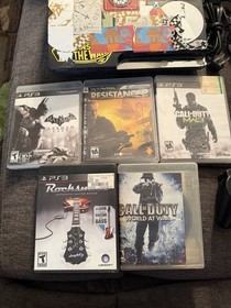 Sony PlayStation 3 Slim 160GB Home Console - Black (CECH-2501A) With Games