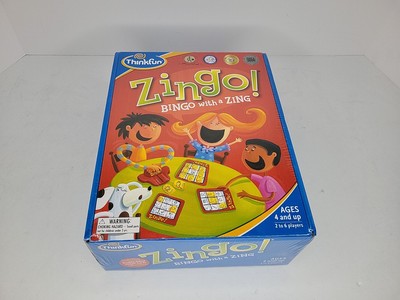 Zingo! Bingo with a Zing Game by Thinkfun New Sealed