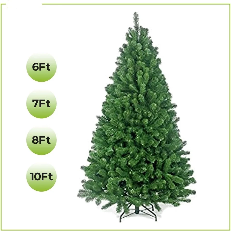 Artificial Christmas Tree Full Bushy Realistic Green Xmas Tree 7ft 8ft 10ft - Image 3 of 4