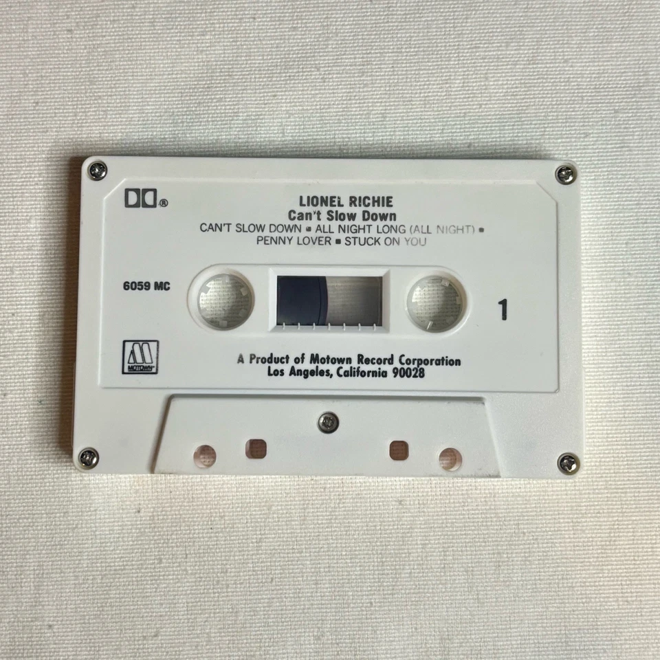 Lionel Richie Can't Slow Down Cassette 1983 Motown - Image 3 of 4