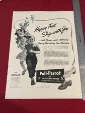 Poll-Parrot Star Brand Shoes International Shoe Co., St Louis MO 1940’s Print Ad