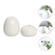 2pcs Simple Household Simple Ceramic Vase Living Room Vase Decor