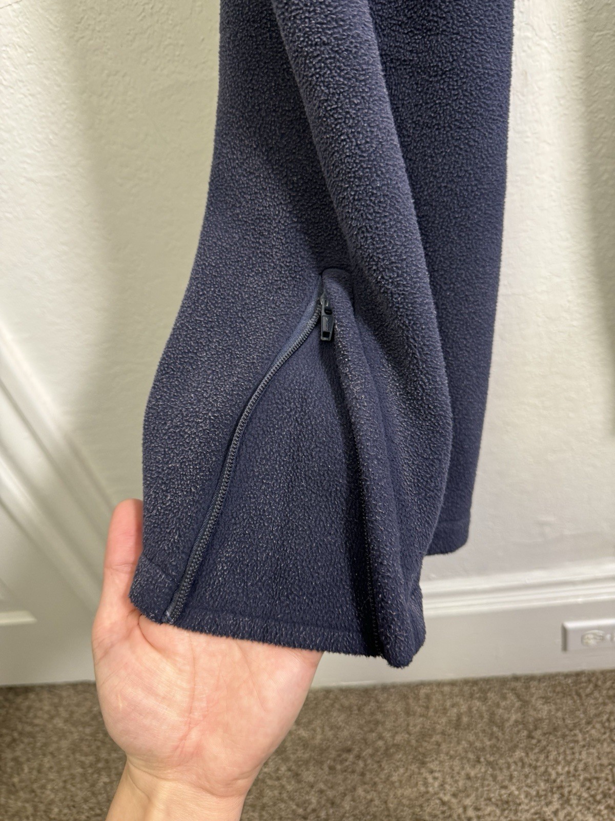 NEW GAP x YEEZY YZY x BALENCIAGA Polar Fleece Navy Baggy Sweat Pants Men Sz L thumbnail 4