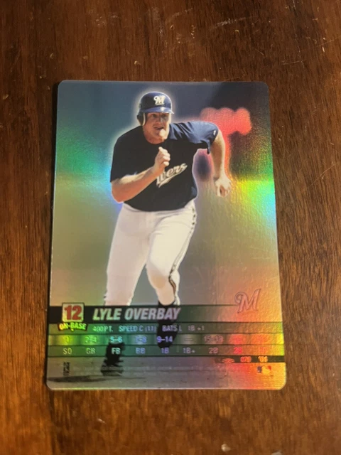 2004 MLB Showdown Lyle Overbay Pennant Run FOIL #79 Brewers