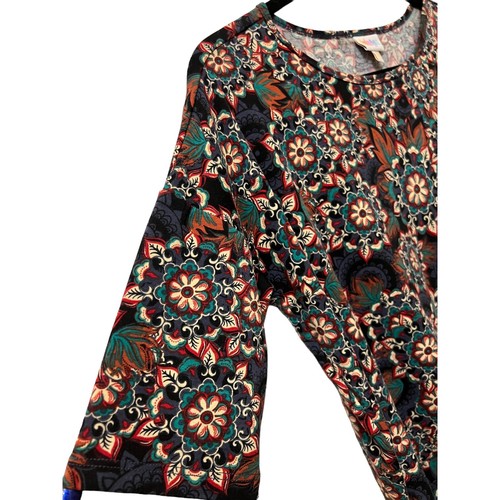 LuLaRoe Damen XX-Small Bluse Irma Blumen Freizeit Tunika Shirt Top XXS Ladies - Bild 4 von 10
