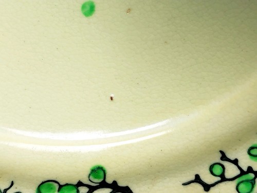 VTG Japan Ceramic Pottery Covered Dish Green Cherry Blossom Mon I Yama - Picture 13 of 24