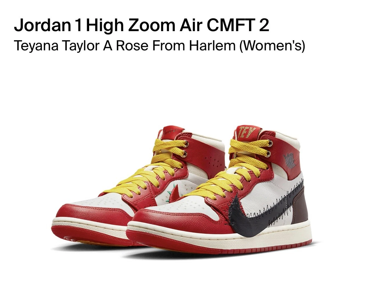 Jordan 1 High Zoom Air CMFT 2 x Teyana Taylor A Rose From Harlem